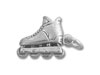 Sterling Silver Roller Skates Charm
