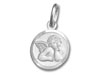 Rafia Angel Round Disc Charm