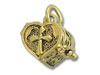 Gold Vermeil Heart Prayer Box