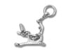 Sterling Silver Exercise Bike Charm