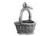 Sterling Silver Easter Egg Basket Charm