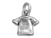 Sterling Silver Shirt Charm