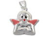 Sterling Silver Enamel Angel Charm