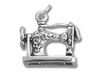 Sterling Silver Sewing Machine Charm