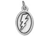 Lightning Bolt on Oval Charm