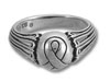 Silver Awareness Ribbon Ring