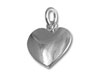 Engravable Disc Heart Charm
