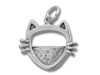 Cat Face Picture Holder Charm