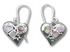 Silver Heart Earrings