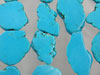 Flat Cut Blue Turquoise Nugget