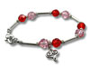 7" Valentine Bracelet with Swarovski Crystal