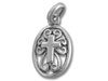 Oval Filigree Cross Pendant