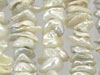 Cream White Heishi Style Pearls