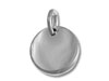 Engravable Disc Round Tag Charm