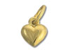 Vermeil Hollow Puffed Heart Charm