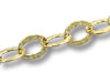 Gold Filled Hammered Oval Link Chain
