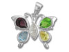 Multi Color Butterfly Pendant