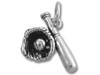 Baseball Glove and Bat Charm