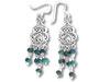 Turquoise Stone Dangle Earrings