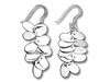 Silver Small Tags Dangle Earrings