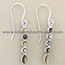Silver Stone Dangle Earrings