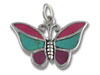 Enamel Butterfly Charm or Pendant