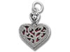 Victorian Heart Charm