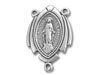 Silver Virgin Mary Rosary Charm