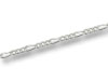1.5mm Silver Figaro Chain