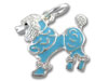 Enamel Poodle Charm