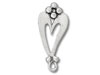 Sterling Silver Heart Dangle or Link