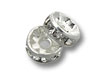 8mm Rhinestone Rondell Bead 10pcs