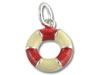 Sterling Silver Enamel Dinghy Charm