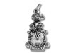 Mouse on Clock Charm