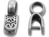 Silver Filigree Bail for Thick Pendants
