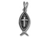 Religious Fish with Cross Pendant
