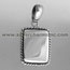Engraveable Rectangle Pendant