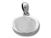 Engraveable, Plain, Oval Pendant