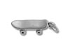 Sterling Silver Plain Skateboard Charm
