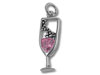 Pink Champagne Charm