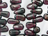 Garnet Top Drilled Teardrop Beads