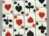 Playing Cards Glass Beads