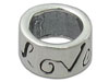 "Love" Silver Spacer Bead