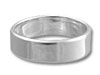 6mm Engraveable Silver Band Ring