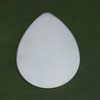 Silver Tear Drop Stamping Blank