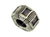 Amethyst Rectanglar CZ Spacer Bead