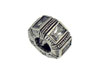 Clear Rectanglar Cubic Zirconia Spacer Bead