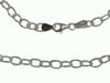 16" Shiny Oval Link Necklace