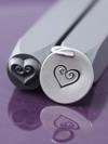 5mm Swirly Heart Design Stamp Tool
