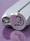 6mm Moon Face Design Stamp Tool